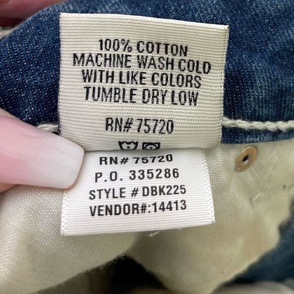 Daytrip Thick Stitch Distressed Capricorn Cut Off Shorts 30 - Picture 4 of 5